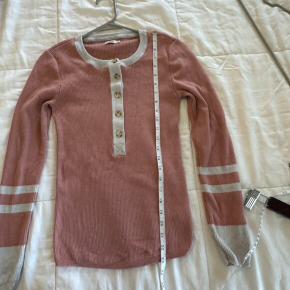 Faherty Mikki Henley Cotton Cashmere Blend - Picture 7 of 8